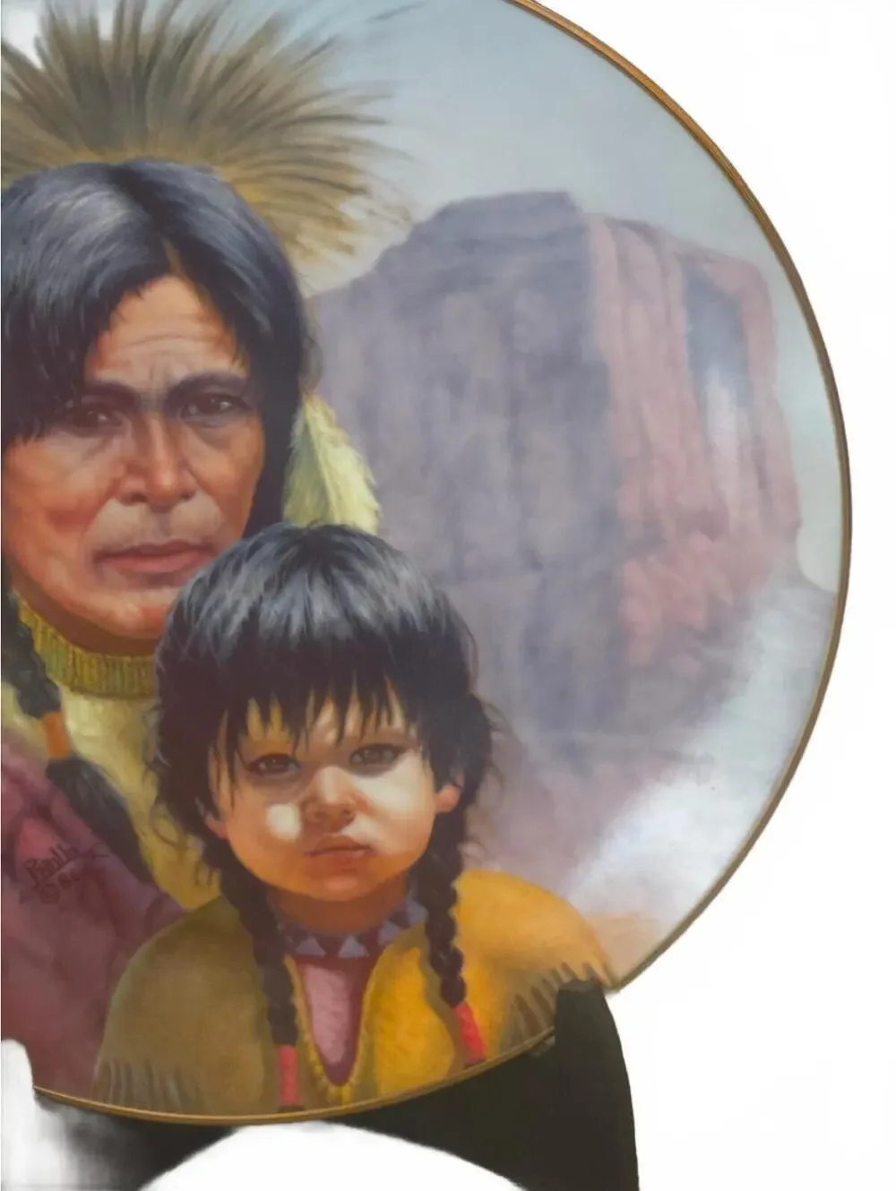 Vintage 1987 Gregory Perillo | The Cheyenne Nation Collectible Decorative Plate